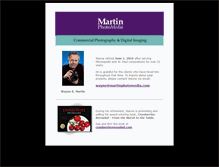 Tablet Screenshot of martinphotomedia.com